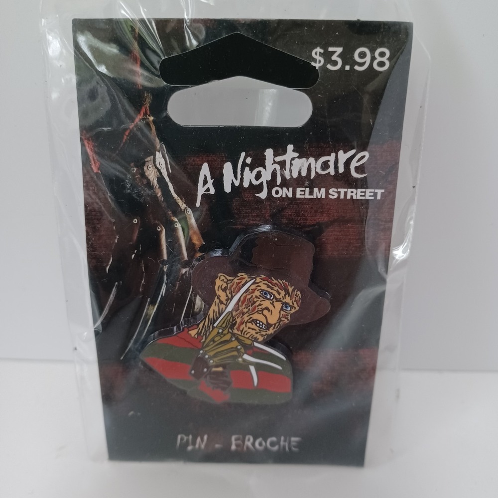 A Nightmare on Elm Street Rare Collectible Pin Freddy Krueger‎ Ruz Broche NEW